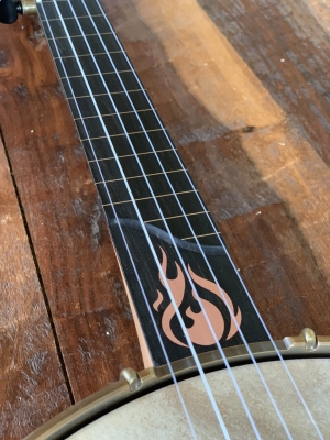 Dancing Flame scoop inlay (copper)