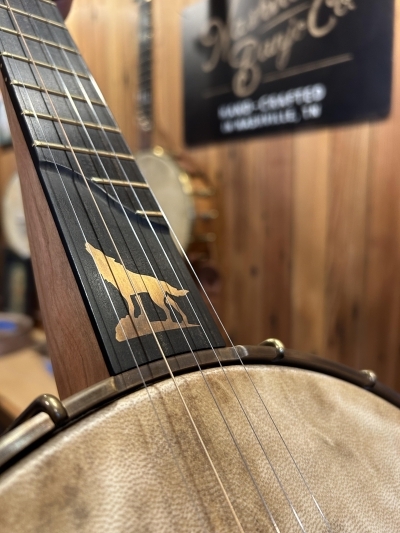 Howling Wolf scoop inlay (antiqued brass)